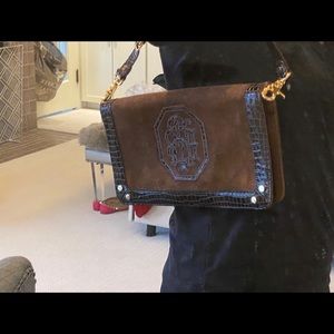 Tory Burch suede bag
